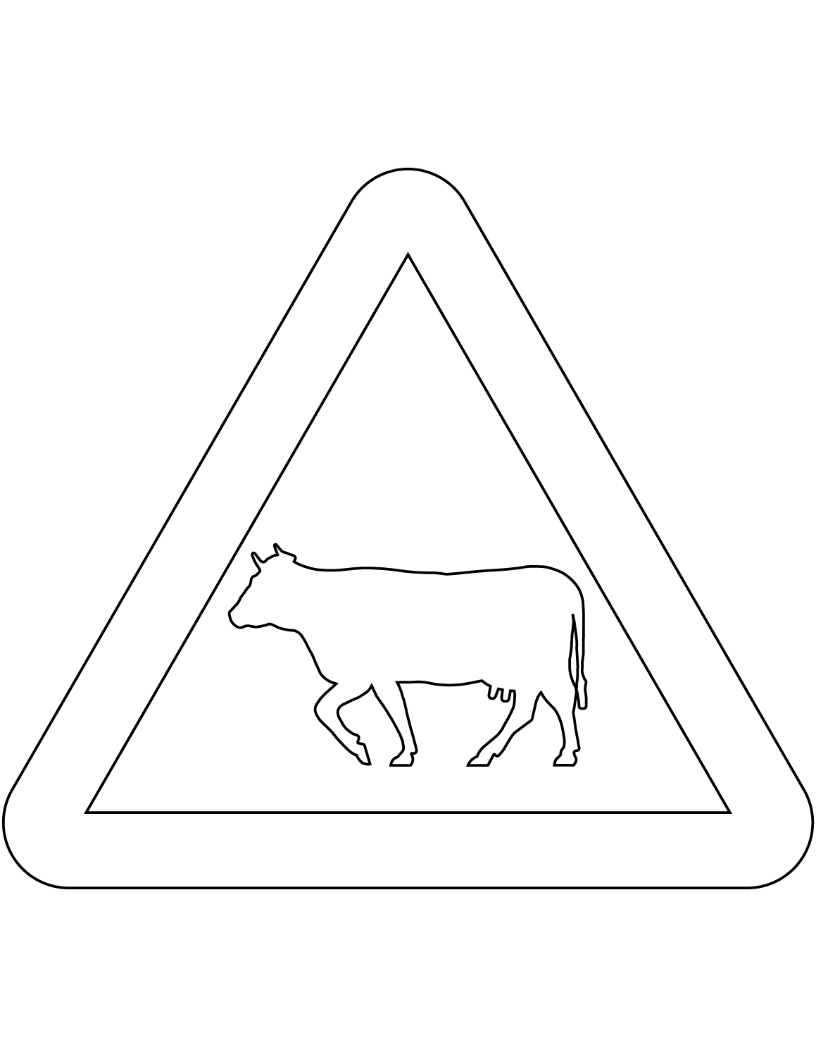 "Cattle" Sign in Sweden