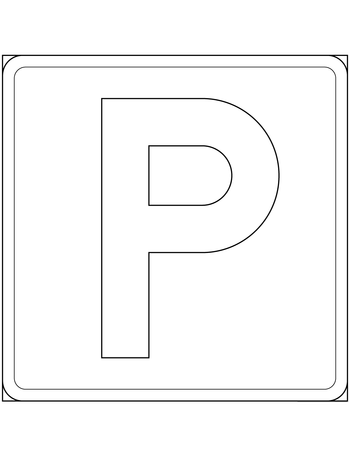 "Parking Place" Sign in Sweden