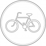 "Bicycles Only" Sign in Sweden