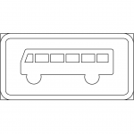 "Bus Stop" Sign in Sweden