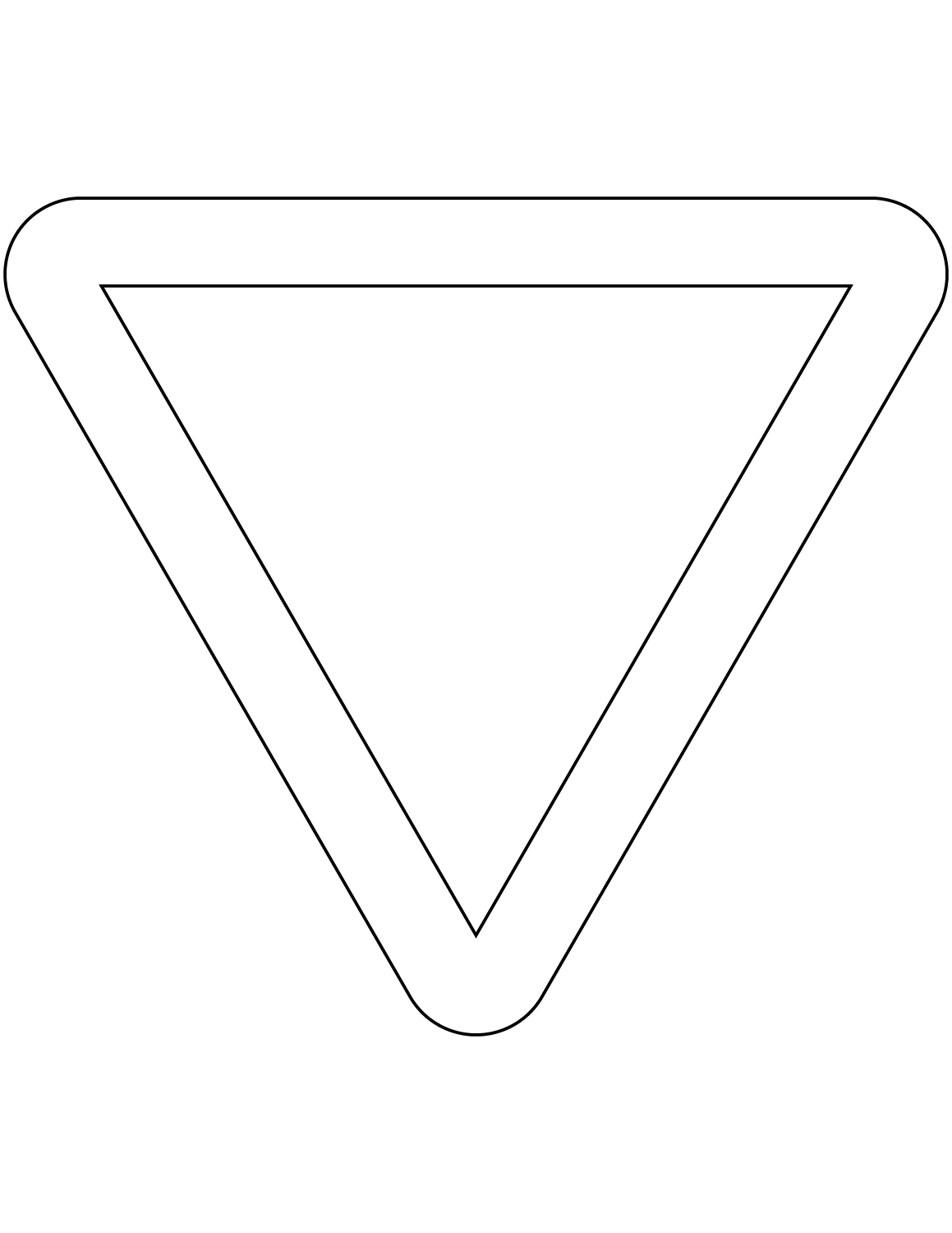 "Give Way" Sign in Sweden