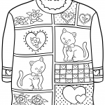 Sweater with Christmas Pattern