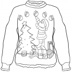 Christmas Sweater with Santa