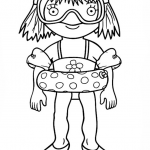 Little Princess Goes Snorkeling