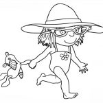 Little Princess Goes Swimming