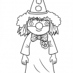 Little Princess as a Clown