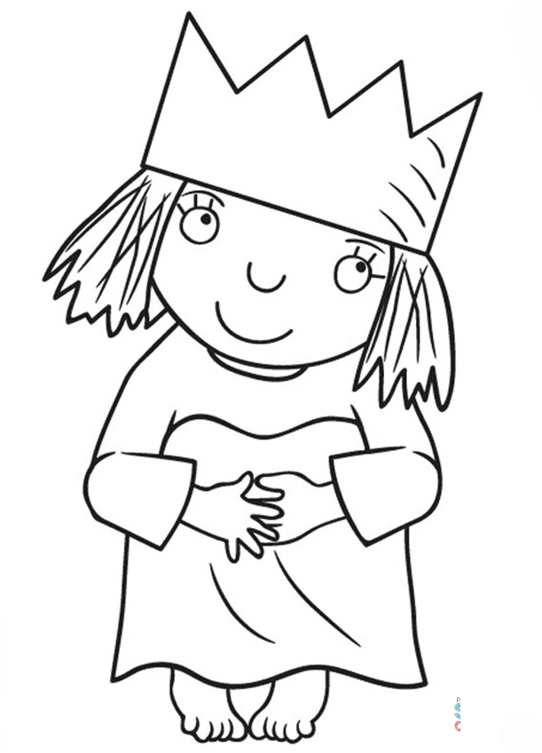 kolorowanka Świat małej księżniczki