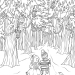 A Girl and a Boy are Walking in the...