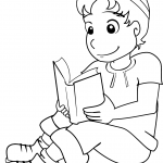 Boy with Kippah and Book