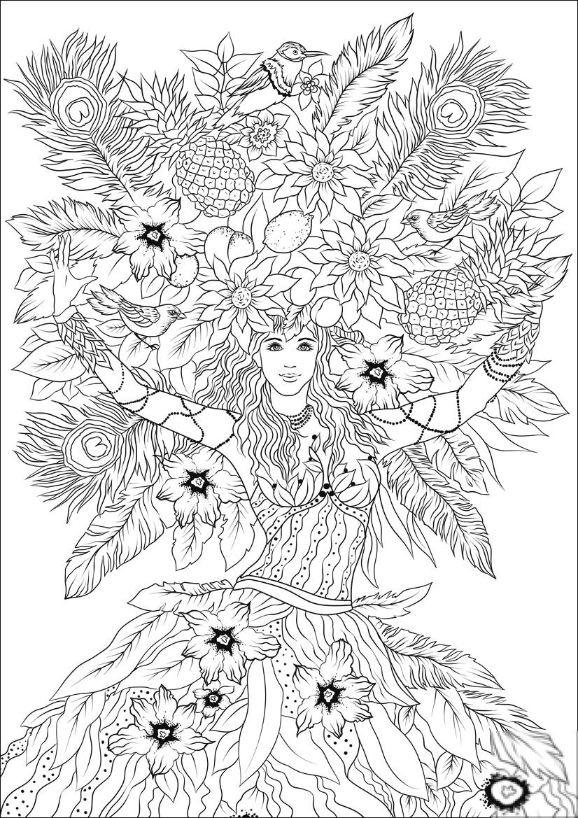 Dancer Girl from Panama Carnival