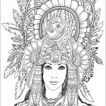 Woman at the Barranquilla's Carnival