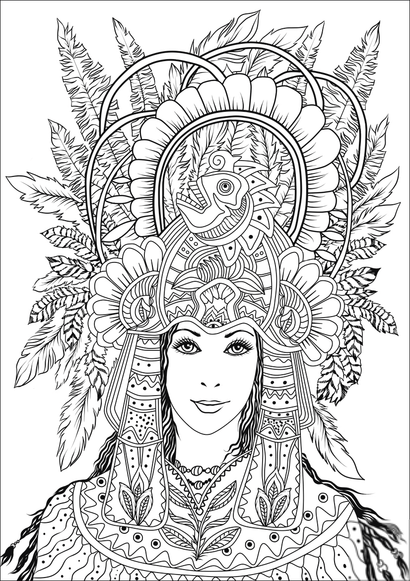 Woman at the Barranquilla's Carnival