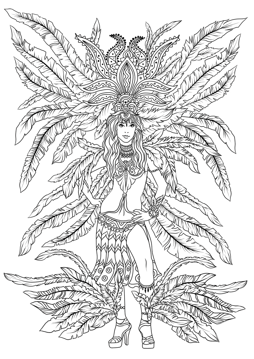 Trinidad and Tobago Carnival Dancer