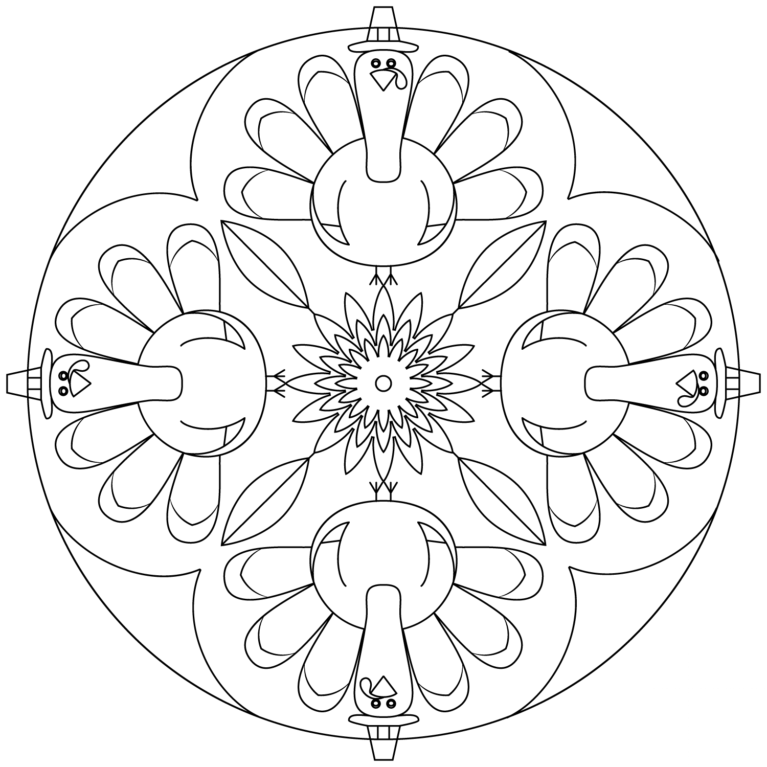 Thanksgiving Mandala