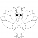 Indyk z podniesionym do góry ogonem