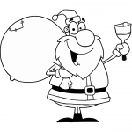 Santa Claus Ringing the Bell