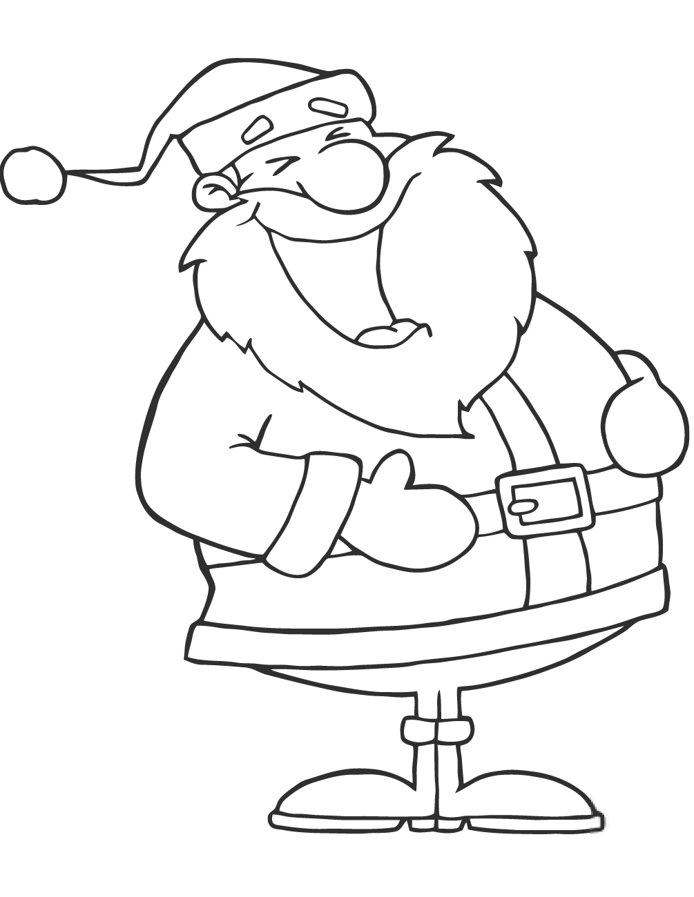Laughing Santa Claus