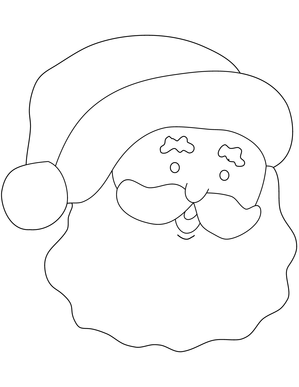 Santa Claus Simple Portrait