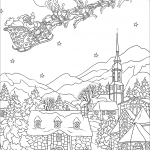 Saint Nickolas flies away over...