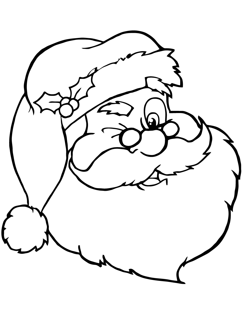 Santa Claus Winking