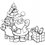 Santa with Presents