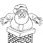 Santa Stuck in the Chimney