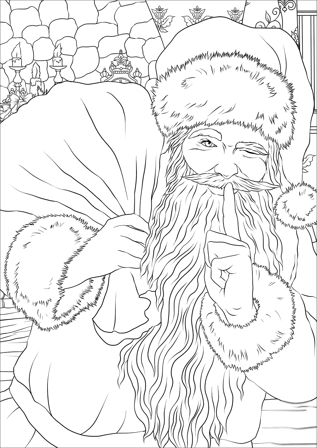 Saint Nickolas Winking