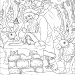 St. Nickolas coming down the Chimney