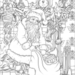 Saint Nickolas opening his bag of...