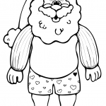 Sant Claus in his Underwear,...