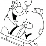 Santa Claus on His Sleigh