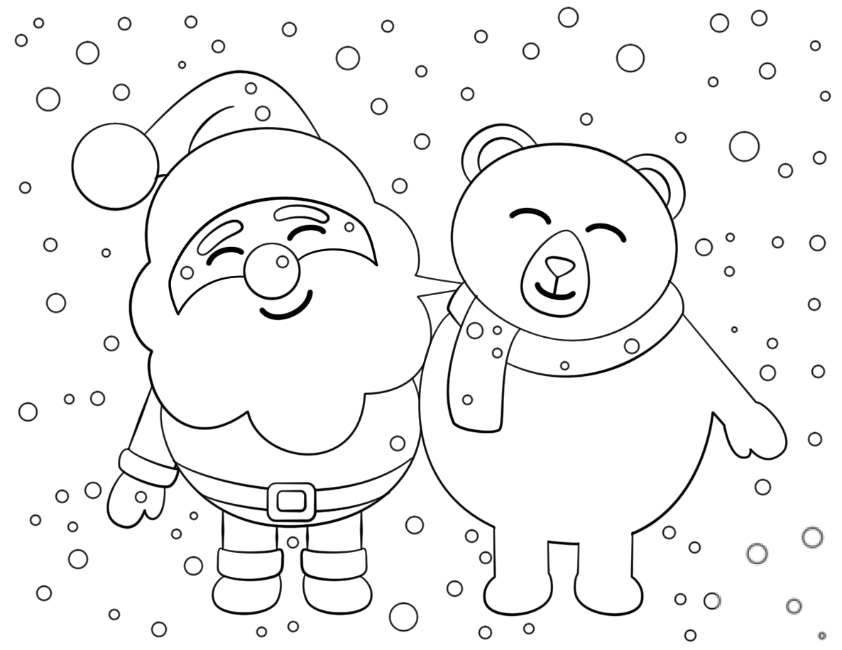 Santa and Bear
