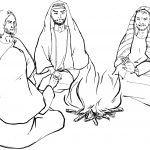 Peter Denies Jesus the First Time