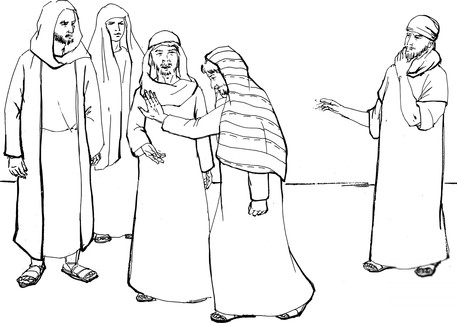 Peter Denies Jesus the Third Time