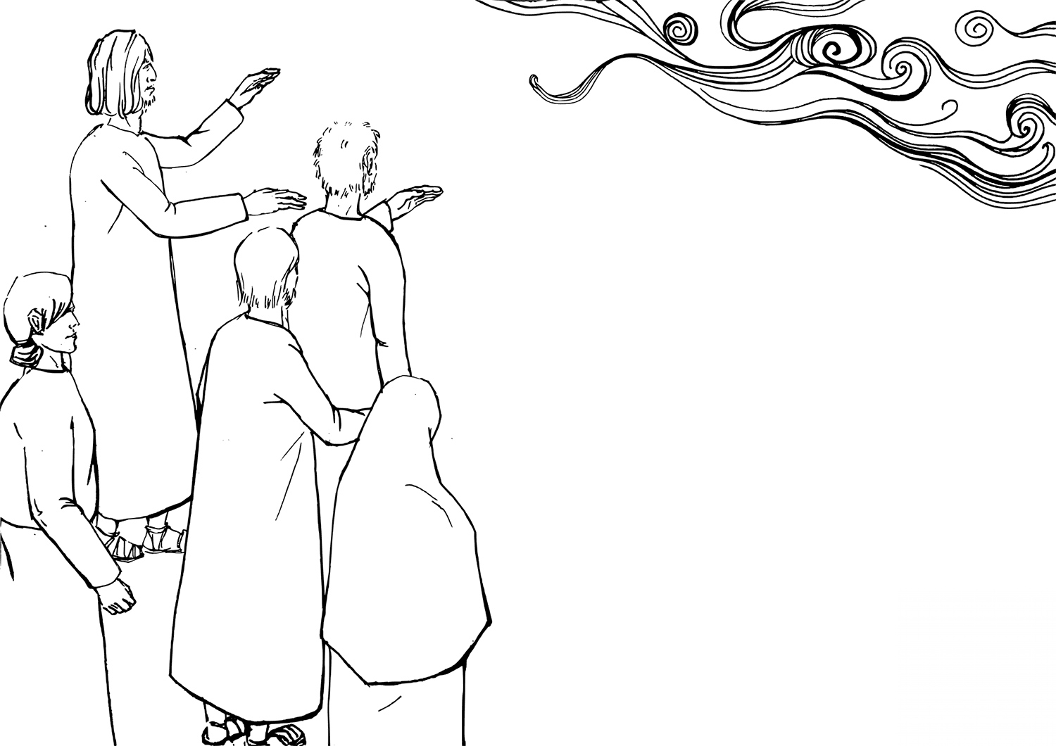 Jesus was Taken up Before the...