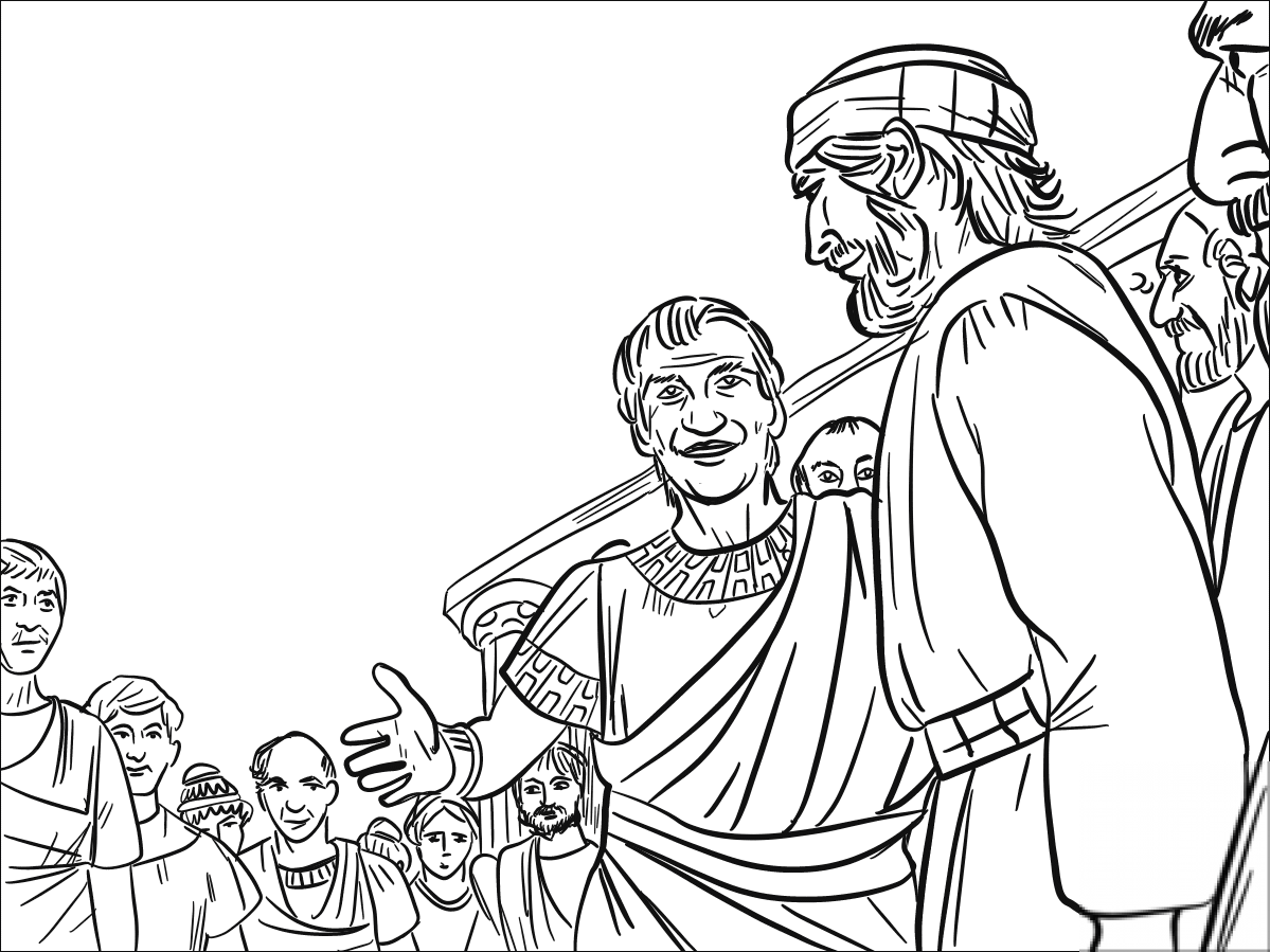 Peter Meets Cornelius