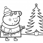 Daddy Pig Decorates Xmas Tree
