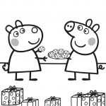 Peppa Gives Suzy Cookies
