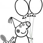 Peppa Pig with Ballons