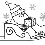 Santa with Gift Box for Peppa