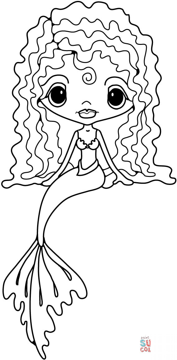 Dziewczynka Mermaid