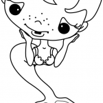 Laleczka Mermaid obstrzyżona na krótko