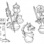 Cartoon Chess Pieces