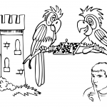 Parrots Playing Chess