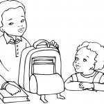 Afroamerykański chłopiec i...