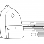School Bag and Books