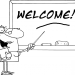 Nauczycielka ze wskaźnikiem...