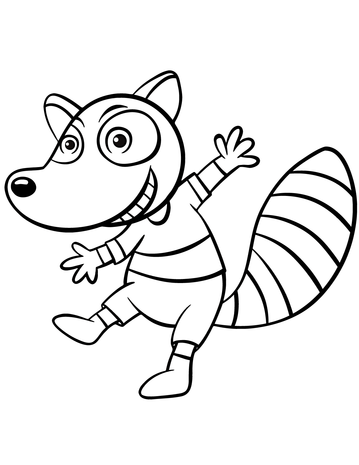 Cartoon Racoon