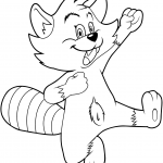Cartoon Raccoon