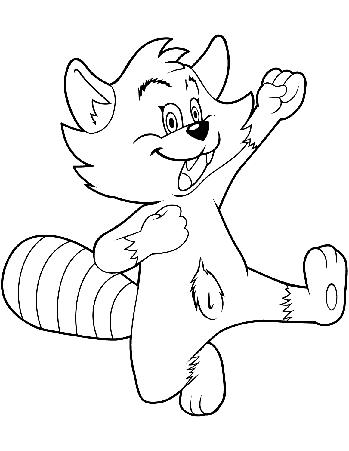Cartoon Raccoon